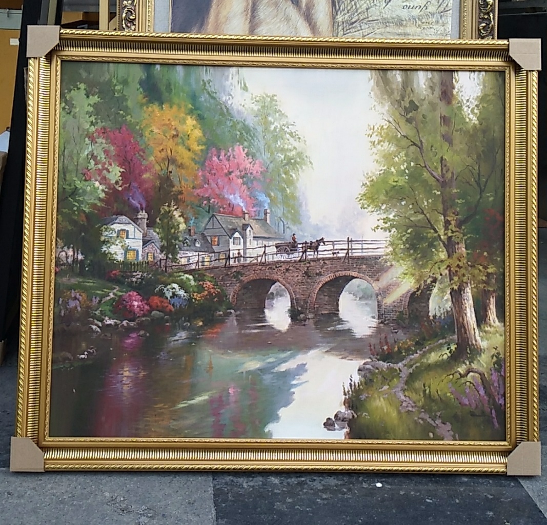 36x30"Framed painting Reproductions Thomas Kinkade oil paintings (image for) 36x30"Framed painting Reproductions Thomas Kinkade oil paintings